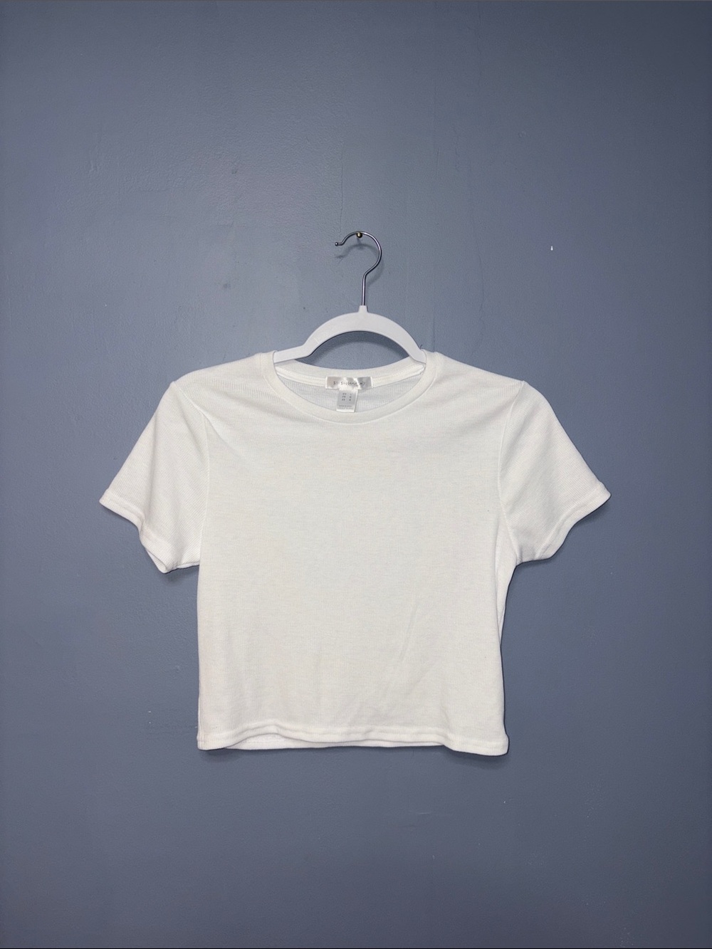 Streetwear Society | White Ribbed Tee